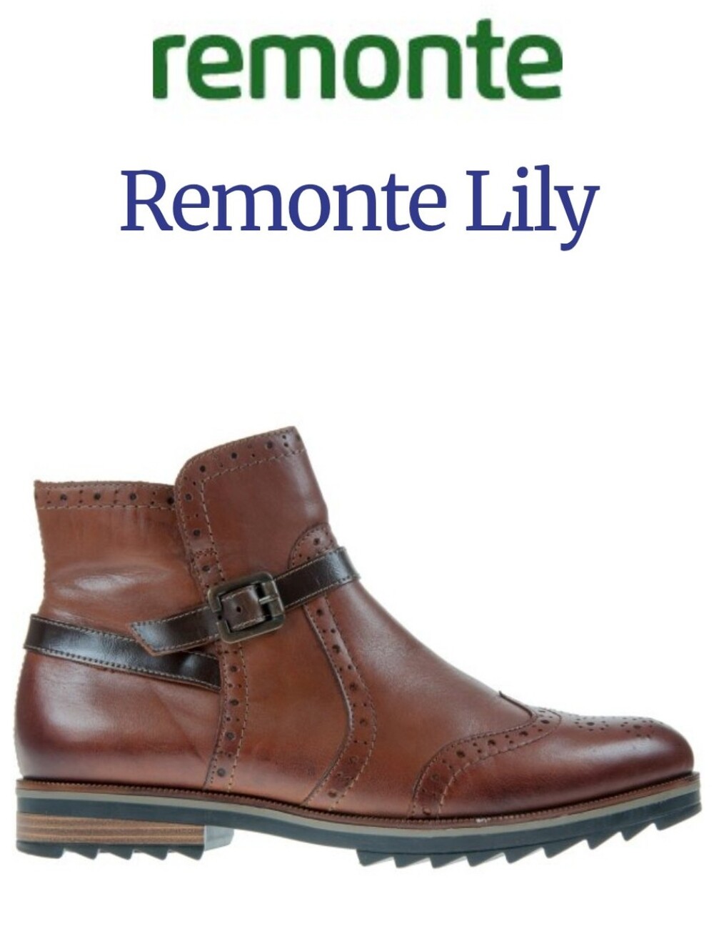 Remonte Lily Chestnut R2278-24 - Ankle Boots - Sz 41 9.5 - 10 US 9( EUC)